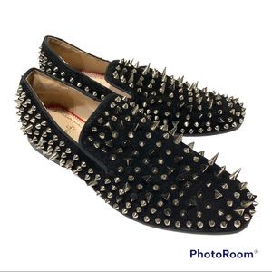 mens red bottom loafers